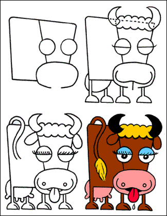 Rysowanie - cow.gif